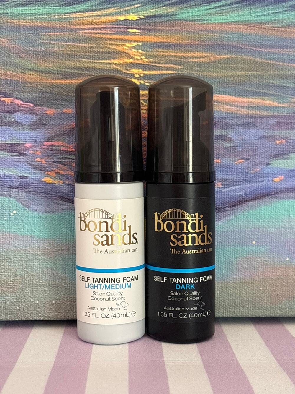 Bondi Sands Self Tanning Foam Mini Duo Light/Medium + Dark